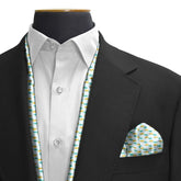 MINTY FISH SHOAL SILK SCARF & POCKET SQUARE SET